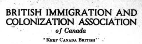 The British Immigration and Colonization Association