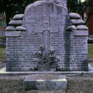 St. Lambert Soldiers Memorial circa 1960