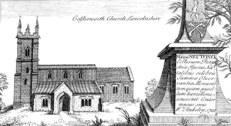 Sketch of Colsterworth Church, Lincolnshire, 1722. William Stukeley, Public domain, via Wikimedia Commons